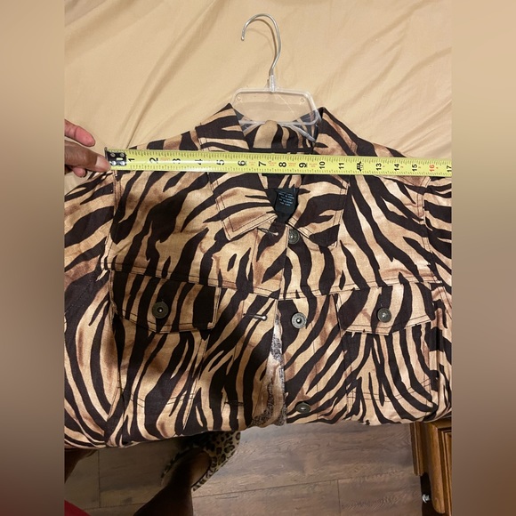 100% Linen Jacket, animal print, very high quality linen - Picture 6 of 8